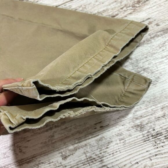 Men’s Gap 1969 09 Worker cargo pants khaki tan distressed straight Sz 31 x 30.5” - Picture 9 of 9